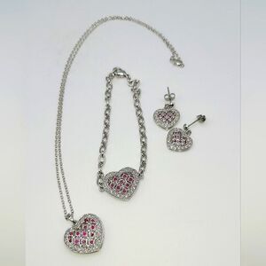 Valentine's Day Gift Danbury Mint Daughter matching jewelry set.